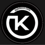 Elite Mod FF logo shows a a black circle with white letter k