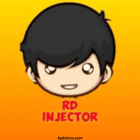 RD Injector APK logo shows a cartoon of a boy