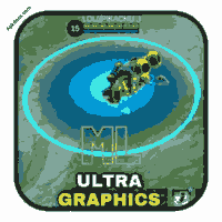 Ultra Graphics Injector logo shows a video game graphics with a circle of blue water