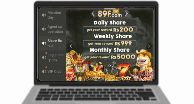 89f Game bonuses and rewards image