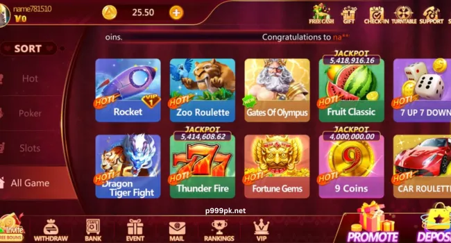 Luck55 Game Homepage