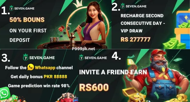 Seven Game Bonuses and Rewards