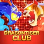 Dragon Tiger Club Game logo shows dragon vs tiger fight