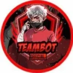 Teambot Injector APK logo shows mods and hacks of free fire